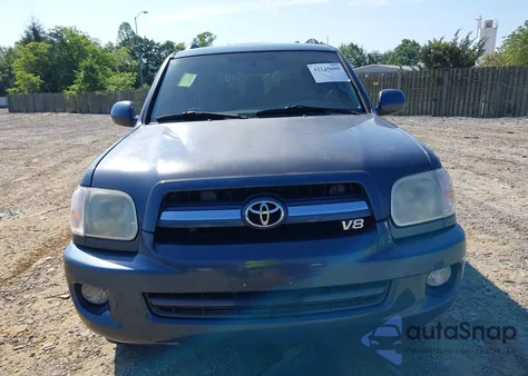 2006 Toyota Sequoia Sr5 V8 z USA, uszkodzony, nr VIN 5TDBT44A06S270314